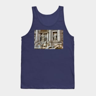 The Trevi Fountain, Neptune, Rome, Italy Tank Top